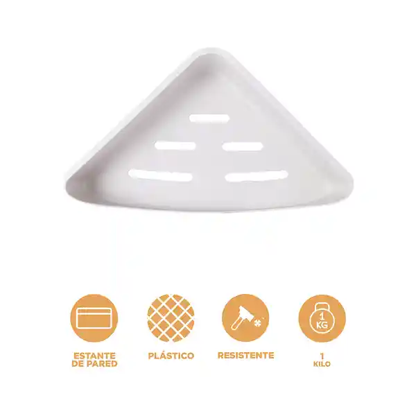 Organizador Triangular Sencillo Gris Miniso