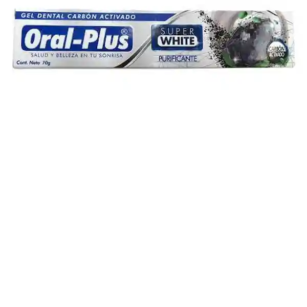 Crema Gel Dental Carbon Activado Su0per White Oral Plus