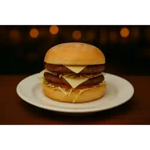 Hamburguesa Doble Clásica