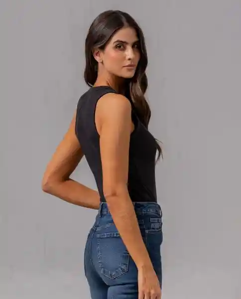 Camiseta Mujer Negro S 200F001_NEG194007 Rifle