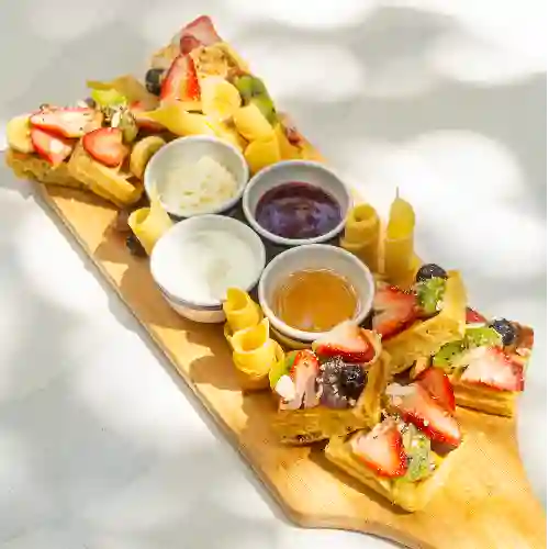 Waffle O Crepe Dulce Equilibrado