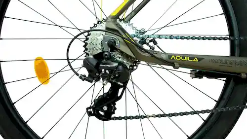 Optimus Bicicleta Aquila Shimano Negro Amarillo M