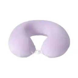 Almohada de Viaje en Forma de u de Color Lila Miniso