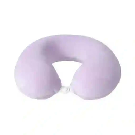Almohada de Viaje en Forma de u de Color Lila Miniso