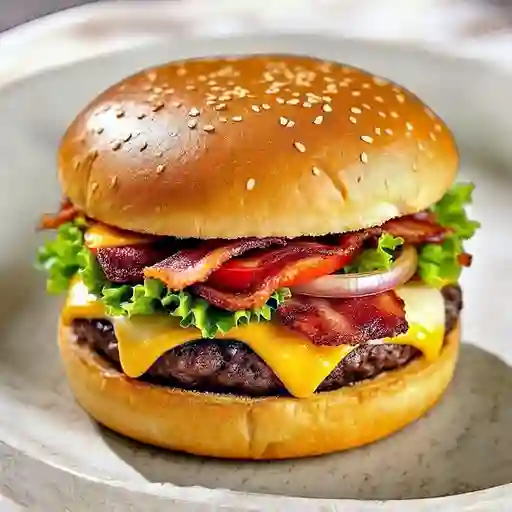 Hamburguesa doble bacon