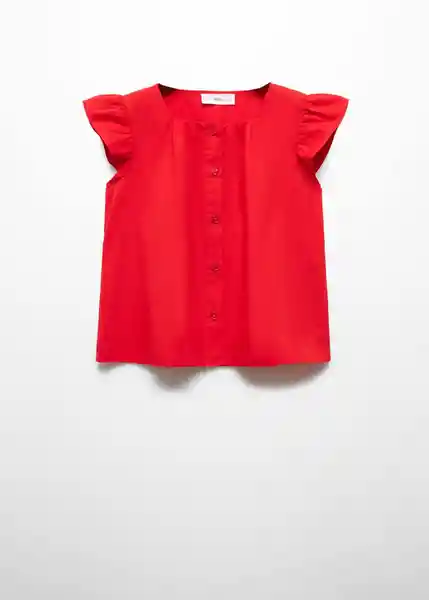 Blusa Malia Niñas Rojo Talla 7 Mango