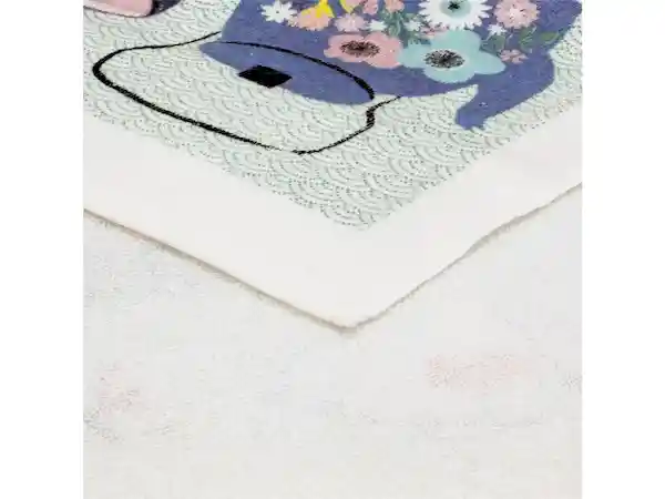 Paño de Cocina Velour Blanco Casaideas