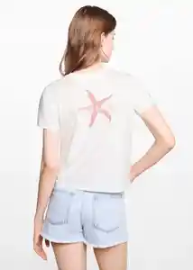 Camiseta Holiday Off White Talla 20 Niñas Mango