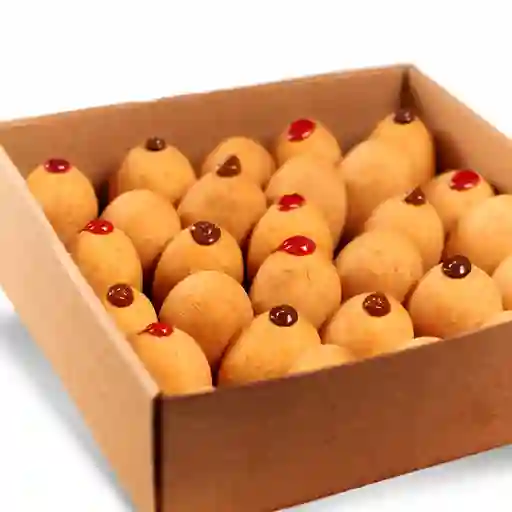 Caja x25 buñuelos rellenos