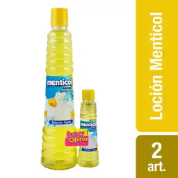 Menticol Loción Amarillo Frasco