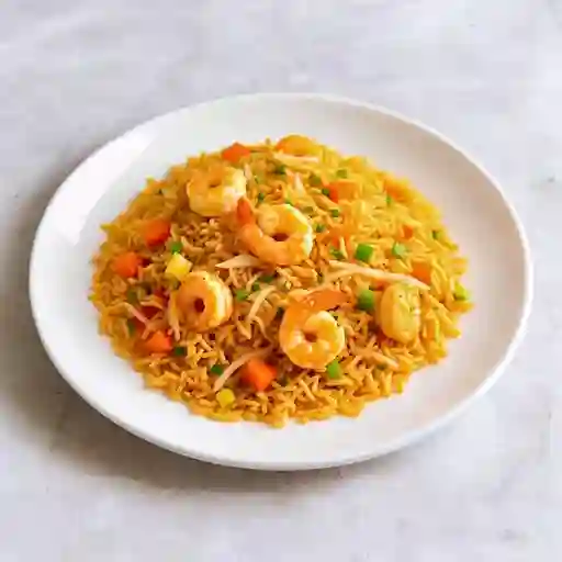 Arroz Frito con Camarones