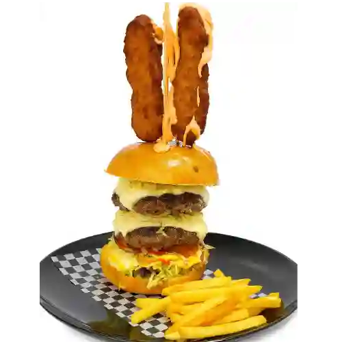Hamburguesa la Triple Bum