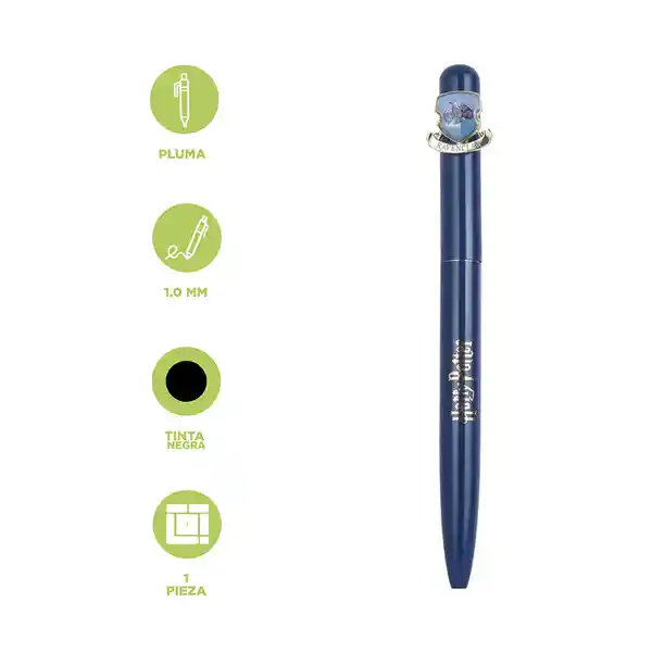 Esfero Ravenclaw Harry Potter Negro 10 mm Miniso