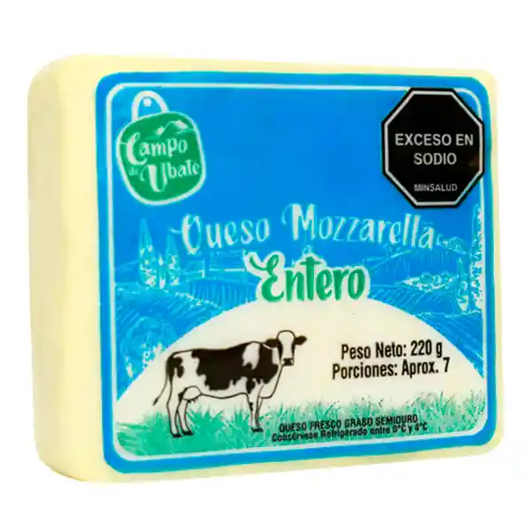 Campo de Ubaté Queso Doble Crema Entera