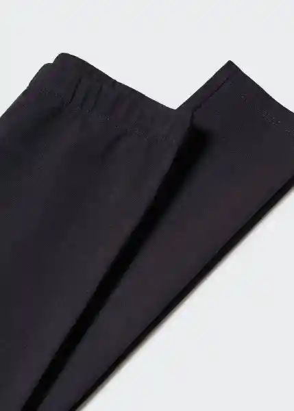 Leggings Elio Negro Talla 08 Niñas Mango