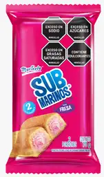 Submarinos Fresa 70g