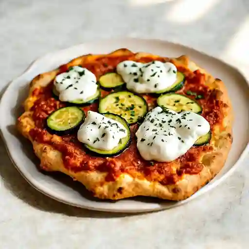 Pizza Bolognesa Y Zuquini