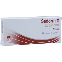 Sedorm (7.5 mg) 20 Tabletas