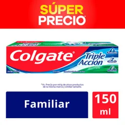 Crema Dental Colgate Triple Accion 150 mL