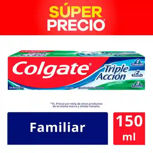 Crema Dental Colgate Triple Accion 150 mL