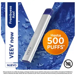 VEEV now Vape Frambuesa Azul 500 Puff