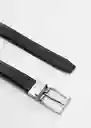 Cinturón Emili4 Negro Talla 91 Hombre Mango