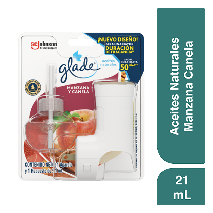 Glade Aceites Naturales Aparato Manzana Canela 21 mL
