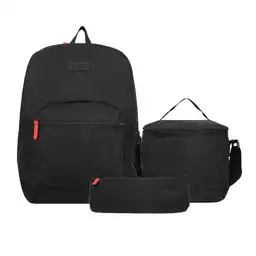 Xtrem Triple Pack Mochila 5Xt Negro/Rojo
