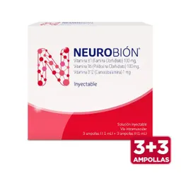 Neurobión Solución Inyectable (100 mg/100 mg /1 mg)