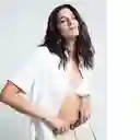 Camisa Umber Mujer Crudo Puro Claro Talla L 511F302 Naf Naf