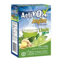 Activox Mezcla de Panela con Jengibre y Limón