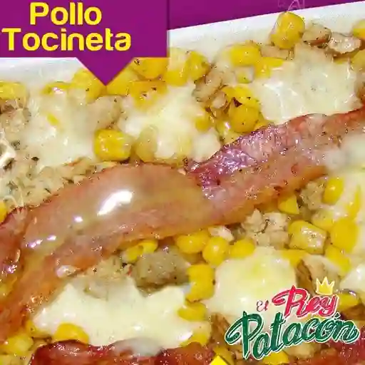 Patacón Pollo - Tocineta