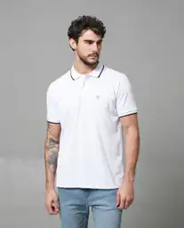 Camiseta Polo Hombre Blanco L 190G010_BLA110601 Rifle