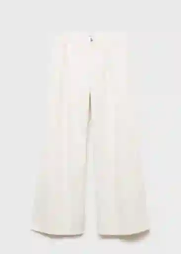 Jean Ona Off White Talla 38 Mujer Mango