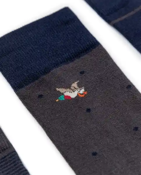 Pack Medias Gift Masculino Talla 10-12 Sur999998 Chevignon