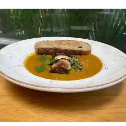 Curry de Shitakes y Lentejas
