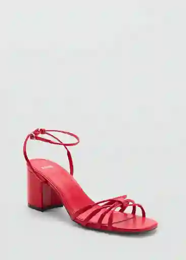 Sandalias Luna Rojo Talla 40 Mujer Mango