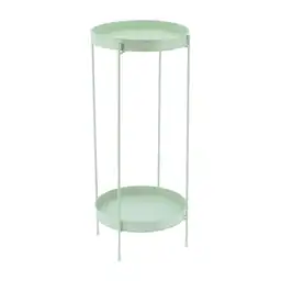 Casaideas Soporte Maceta Doble Metal Verde 25 x 25 Diseño 0001 X 