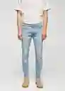 Jean Jude Tejano Claro Talla 40 Hombre Mango
