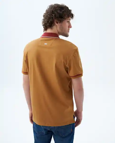 Camiseta Hombre Café Talla L 809F013 Americanino