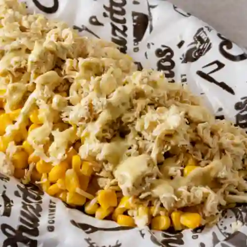 Mazorca con Pollo Desmenuzado
