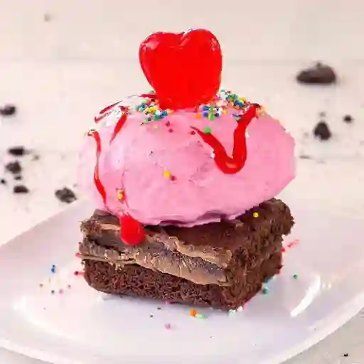 Brownie con Helado