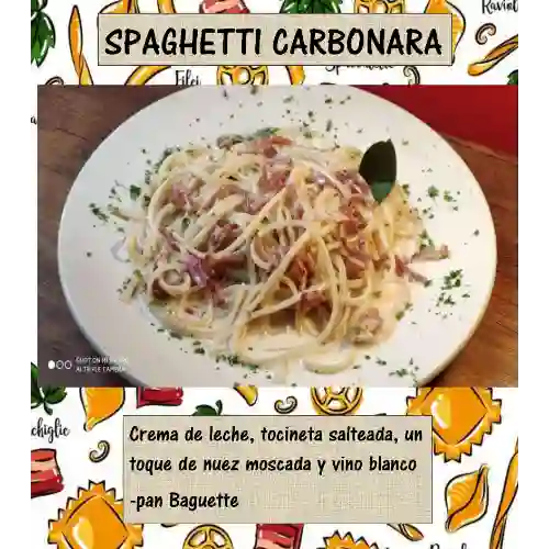 Spaghetti Carbonara.