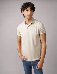 Polo Hombre Beige Talla X-Large 4691212 American Eagle