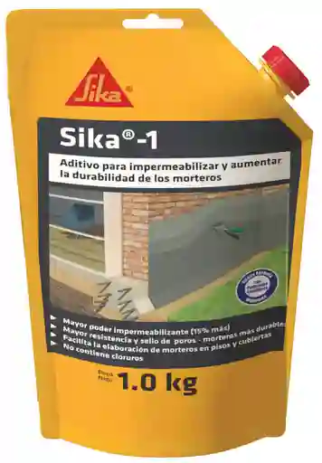 Sika-1 Aditivo para Impermeabilizar y Aumentar Durabilidad de Morteros 