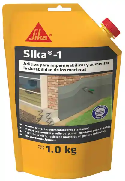 Sika-1 Aditivo para Impermeabilizar y Aumentar Durabilidad de Morteros 
