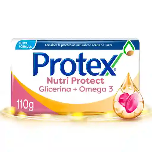 Jabón Antibacterial Protex Nutri Protect Omega 3 Barra 110 g