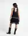  Vestido Bright Mujer Negro Puro Ultraoscuro Talla L Naf-Naf 