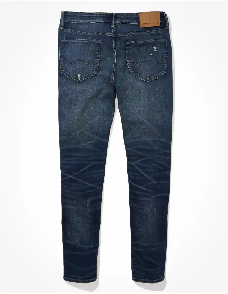 Jean Skinny Azul Talla 32 X 30 Hombre American Eagle