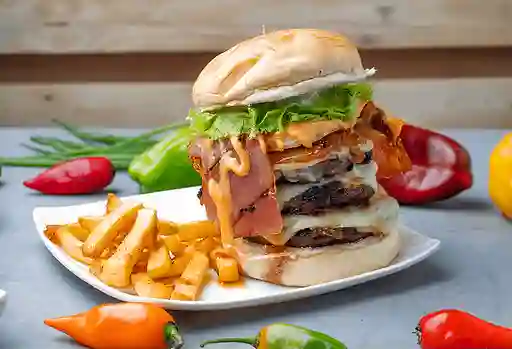 Hamburguesa Doble Carne